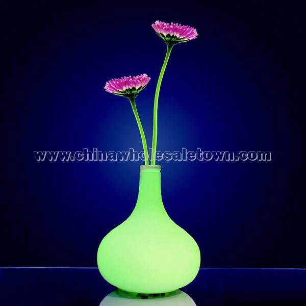 Vase LED Tischleuchte Opal 230V Glas