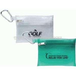 Zip Pouch with Carabiner