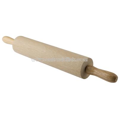 Wood rolling pin 13" long
