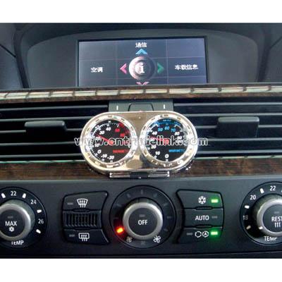 Car Temperature-humidity gauge