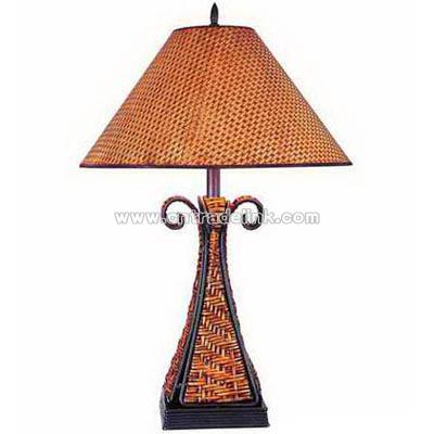 Rattan Table Lamp