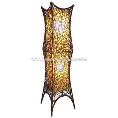 Rattan Floor Lamp