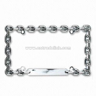 Chain License Plate Frame