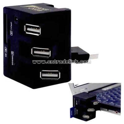 USB HUB with card reader