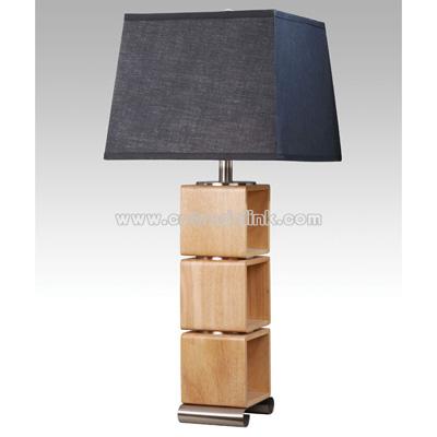 Wooden Base Table Lamp