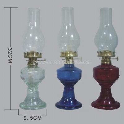 Glass Oil Lamp