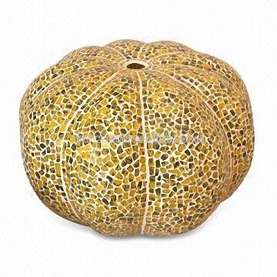 Pumpkin-shaped Mosaic Table Lamp