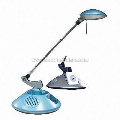 Low Voltage Music Halogen Desk Lamp with Neodymium Speakers