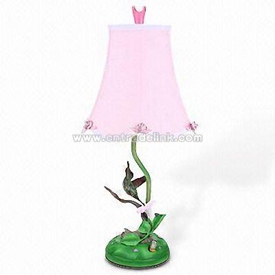 Polyresin Plant-style Table Lamp