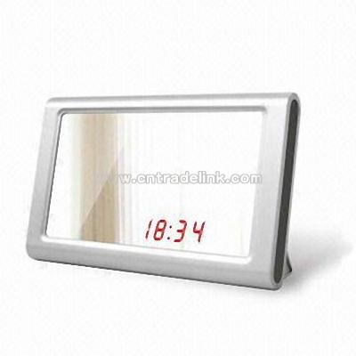 Sensor Mirror Clock with LED Light and Sound Sensor