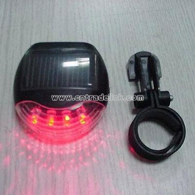 Waterproof Solar Tail Light for Bicycle