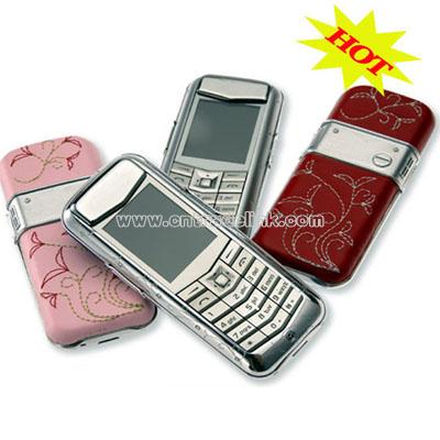 Platinum Leather Mobile Phone