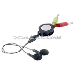 Reretractable Earphone