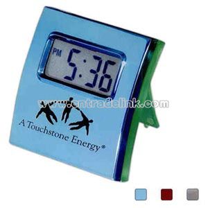 metal contemporary alarm clock