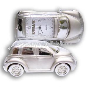 Metal car clock