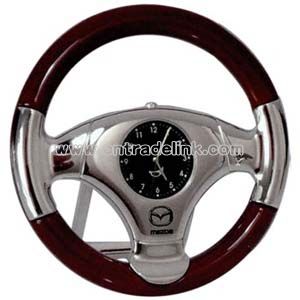 steering wheel clock