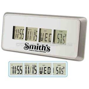 Multi display alarm clock