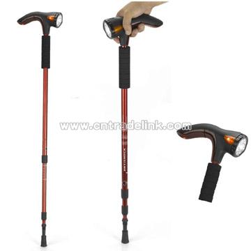 Multifunction Walking Stick with LED Light