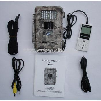 Hunting Camera: 5.0 MP+Waterproof+ Remote Control+Night Vision+24 IR LED Ranging 12meters