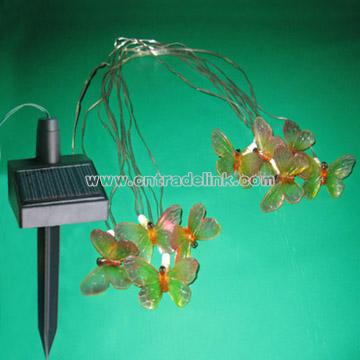 Solar Butterfly Rope Light