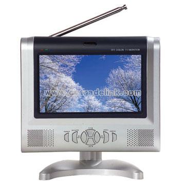 7" Color LCD Portable ATSC+NTSC TV