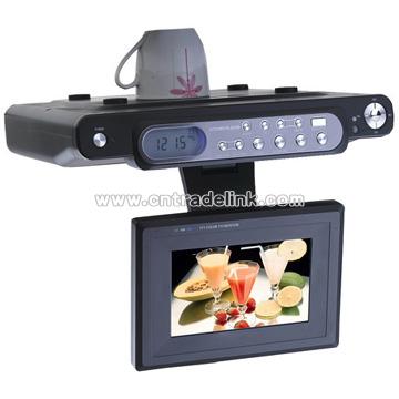 7 Inch Kitchen TV with Am/FM/DVB-T/Clock