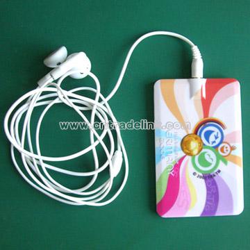 Namecard MP3 player