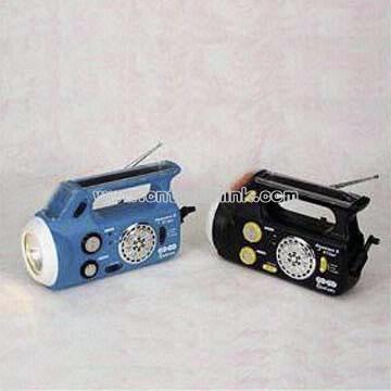 Rechargeable Solar Dynamo Lantern Radio