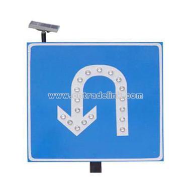 Solar Traffic Sign