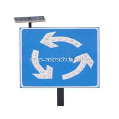 Solar Traffic Sign