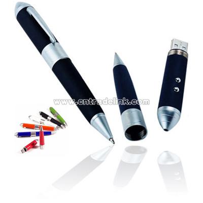 USB Flash Pen Drive with Laser