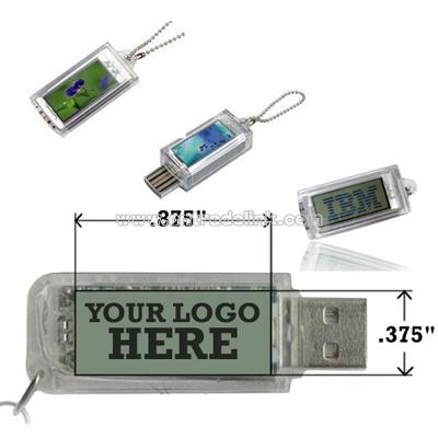 Solar LCD USB Flash Drive