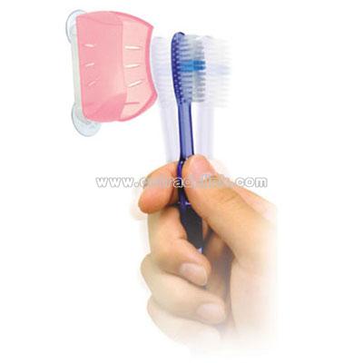 Flipper Toothbrush Holder
