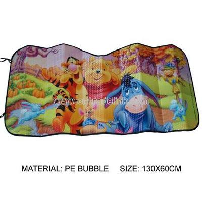 PE Bubble Car Front SunShade