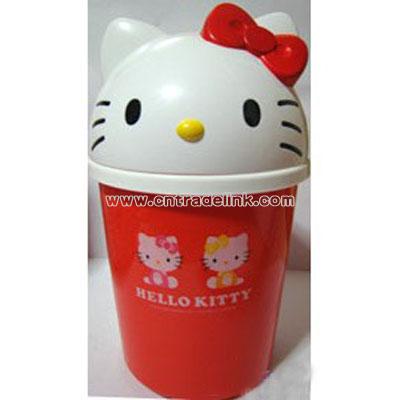 Hello Kitty Trash Can