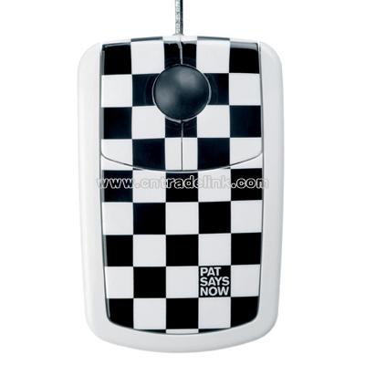 Checkered Flag Optical Mouse