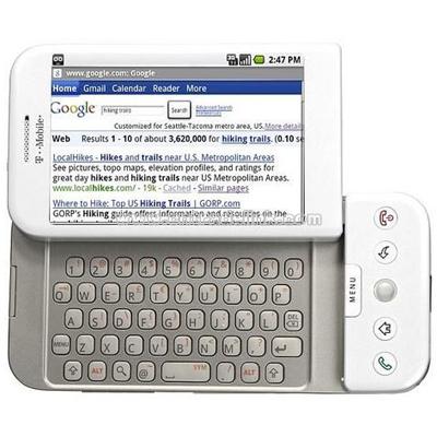 T-Mobile Android HTC Dream G1 Smartphone White