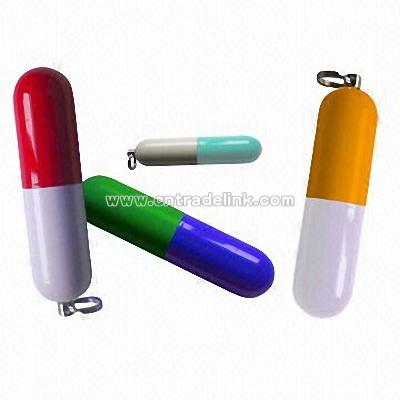 Plastic Pill USB Flash Stick