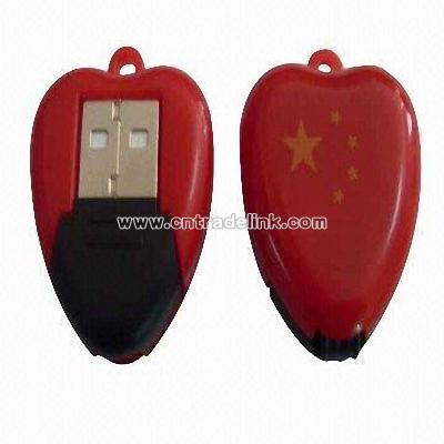 Heart Shape Folding USB Memory Stick