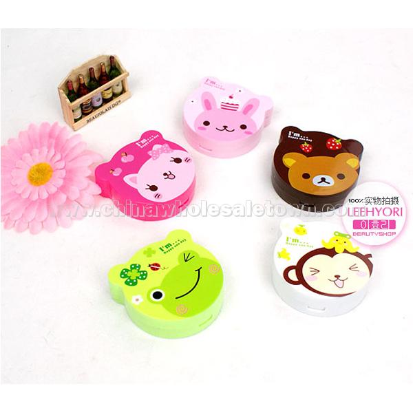 Cartoon contact lenses case