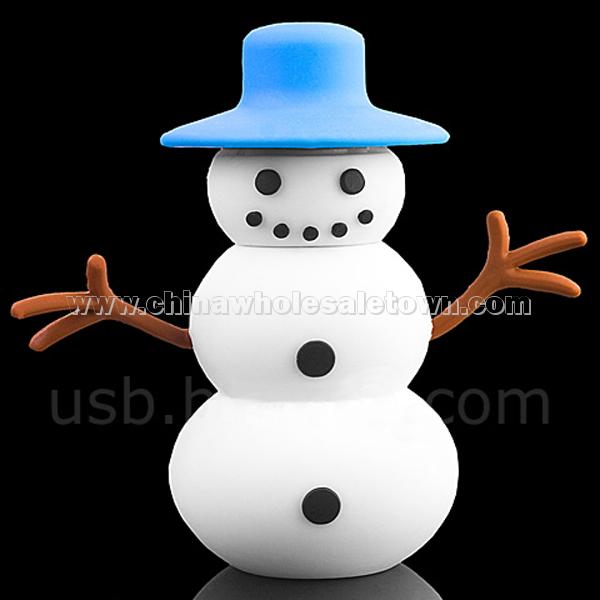 USB Snowman Flash Drive