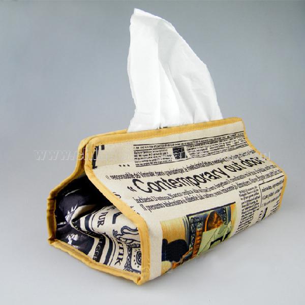 Creative nostalgia Newspapers Tissues Box