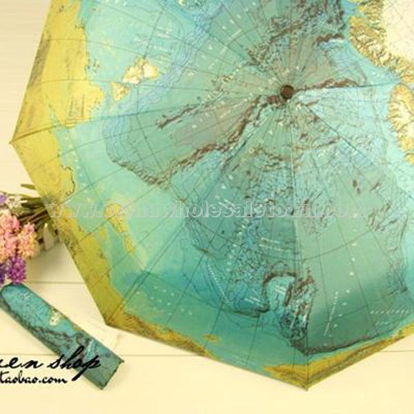 Creative World Map umbrella