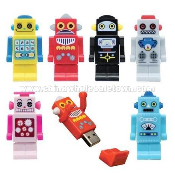 Plastic Robot USB Memory Stick