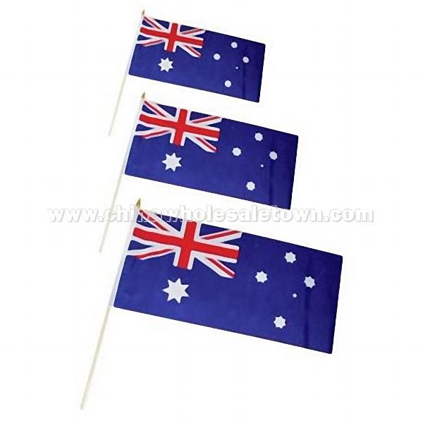 Hand waving flag