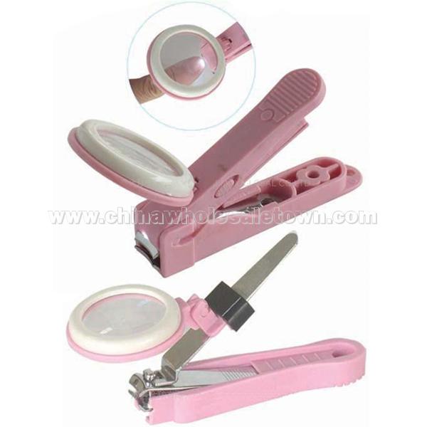 LED Magnifier Nail Clippers