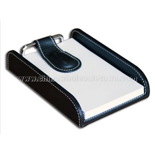 Econo-Line Eco-Friendly Leather Memo Holder