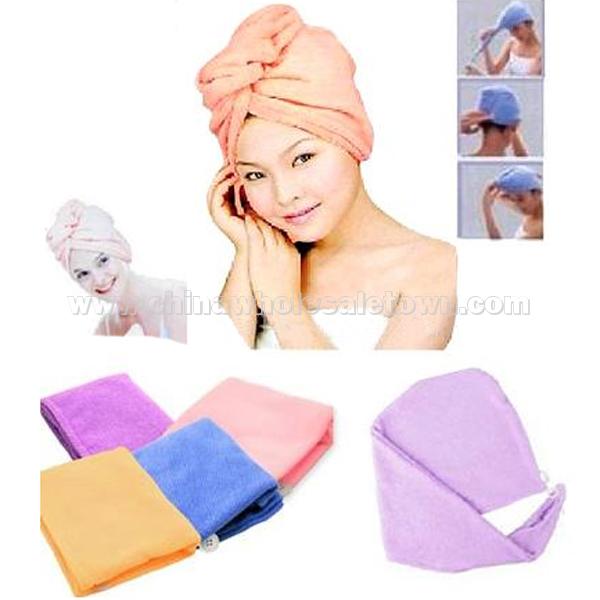 Speeding Magic Hair-drying Towel Cap Hat