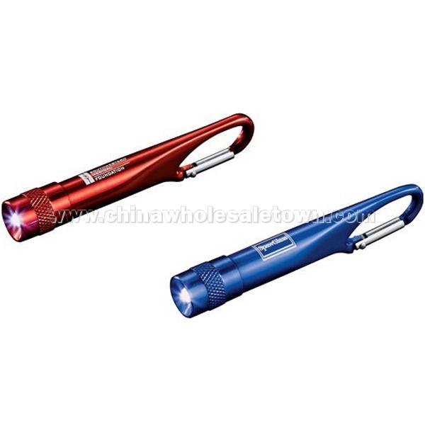 Mini Carabiner Flashlight Keyring