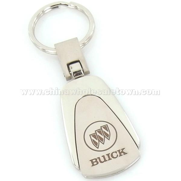 Buick Chrome Tear Drop Keychain